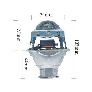 Lente de Proyector Bi-Xenón de 3 Pulgadas, Bombilla Halógena LED H7, Modificación de Iluminación Exterior para Automóviles, Faros Delanteros para Automóviles Modelo H7 Modelo Hai5 - Product Image 1