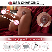 Machine de masturbation masculine réaliste 3D avec hanches automatiques, jouet sexuel vibrant, godemiché interactif rechargeable par USB