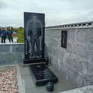 Оптовая продажа, удивительное черное гранитное кладбище, мемориальный надгробный памятник, надгробные могильные дома - Product Image 1