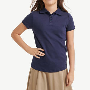 Polo de Punto para Niñas Neat Choice, 100% Algodón, Ropa Casual con Ajuste Cómodo y Líneas Elegantes - Product Image 2