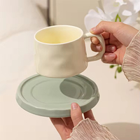 Vente en gros de tasses à café espresso épaisses personnalisées, tasses en porcelaine, tasses en céramique pour café latte, cappuccino
