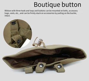 Grande sacoche de taille camouflage recyclable, sacoche tactique multifonctionnelle pour l'extérieur, sacoche à outils en polyester durable - Product Image 6