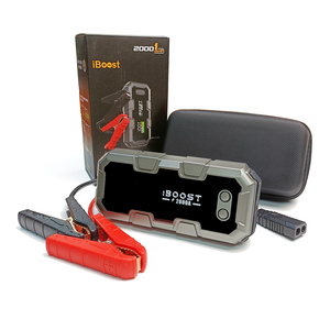 Kit de démarrage d'urgence puissant 2000A pour voiture, chargeur rapide de batterie de voiture 16000mAh, booster intelligent portable, pack de démarrage d'urgence - Product Image 2