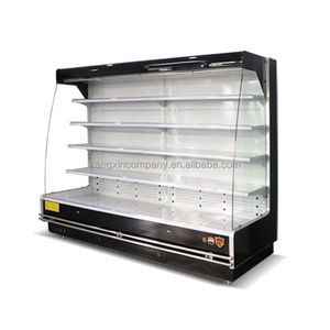 Vitrine Réfrigérée Professionnelle pour Supermarchés, Présentoir Vertical pour Légumes et Fruits, Réfrigérateur Vitrine - Product Image 3