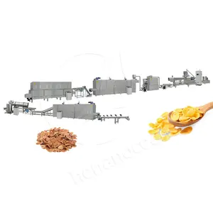 OCEAN Industrial Cereal Ring Corn Flake machen Maschine Doppels ch necken extruder für Frühstück Müsli Preis Indien