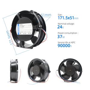 Ventilador Axial de Refrigeración sin Escobillas ebmpapst DV6224/2 24V DC 40W 317CFM 1.54A con Rodamiento de Bolas de Alta Velocidad para Inversor Siemens DV6224/2TDA-816 - Product Image 2