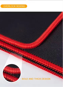 Tapis de souris de jeu personnalisé en microfibre XXL extra large imprimé par sublimation, en caoutchouc naturel résistant à l'eau, en stock - Product Image 4