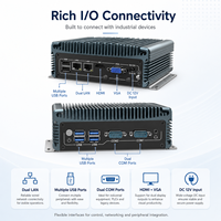 Computadora Industrial Personalizada OEM ODM con Enfriamiento Pasivo, Doble LAN, USB, COM, HD, VGA, Almacenamiento Opcional para Sistemas de Automatización