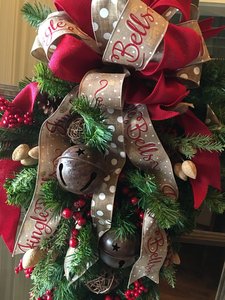 クリスマスツリーガーランドクリスマスリース装飾60cmワイヤードティンセルガーランドパーティーデコレーション用 - Product Image 5