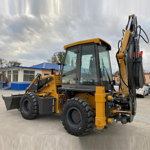 Фронтальный погрузчик с экскаватором Wz08-<span class=keywords><strong>12</strong></span> полной кабины дизельный экскаватор-погрузчик - Product Image 3