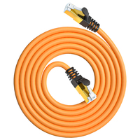 Kabel Ethernet Cat8 fleksibel 40Gbps kabel Lan lembut kabel patch Internet jaringan RJ45 Cat7
