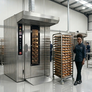 Achetez un <span class=keywords><strong>four</strong></span> de boulangerie commercial en acier inoxydable, électrique et à gaz, pour baguettes françaises et pâtisseries, idéal pour les tourtes à la viande. - Product Image 1
