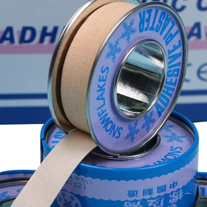 Cinta atlética al por mayor de alta calidad algodón blanco médico con yeso adhesivo de óxido de zinc en embalaje de lata de Metal - Product Image 6
