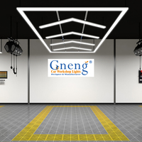 ZT5018-Lámpara de garaje DIY de buena calidad, luz Led para Taller y gimnasio, para mantenimiento de automóviles