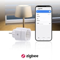 Interrupteur intelligent Bilihondim EU Zigbee avec surveillance de la consommation électrique 200W 1 canal compatible Google Assistant contrôle sans fil