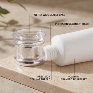 Yuxinmei - Tubo Cosmético de Plástico de Lujo de 40 mm con Tapa de Rosca, Diseño Vertical, Envase para Mascarillas Faciales y Productos para el Cuidado de la Piel, Impresión de Pantalla con Logotipo Personalizado - Product Image 3