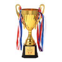 NUEVO Trofeo Deportivo Personalizado de Metal Grande para Competiciones Musicales, Eventos Académicos y Programas de Reconocimiento Corporativo