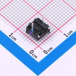 YTS1S0161BBT00 Tactile Switch Through hole Component (THT),6x6mm Switch 2.6N 6mm 6mm 4.5mm - Product Image 2