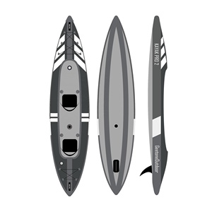 GEETONE-<span class=keywords><strong>Kayak</strong></span> inflable en forma de V, <span class=keywords><strong>Kayak</strong></span> de goma con forma de V, doble Tandem, <span class=keywords><strong>mejor</strong></span> puntada de caída, canoa de camuflaje, Gonflable - Product Image 3