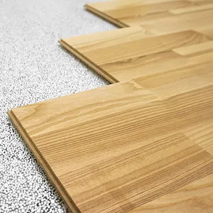 Installation facile MDF HDF technique stratifié plancher en bois bâton adhésif carrelage plancher en bois