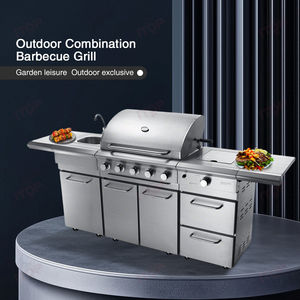 Vente en gros d'ensemble d'armoires de cuisine d'extérieur en acier inoxydable ensemble de cuisine d'extérieur <span class=keywords><strong>four</strong></span> <span class=keywords><strong>barbecue</strong></span> avec <span class=keywords><strong>four</strong></span> <span class=keywords><strong>barbecue</strong></span> pizza - Product Image 2