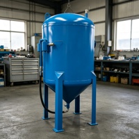 Machine de sablage humide à faible production de poussière pour usage industriel avec contrôle de l'eau pour la préparation des surfaces