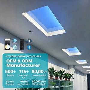 Lampada Dimmerabile BBIER per Interni con <span class=keywords><strong>Luce</strong></span> Solare Artificiale, Pannello LED a Soffitto con Effetto Cielo Blu e Lucernario Virtuale - Product Image 1