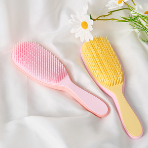 Brosse à cheveux ovale antistatique de haute qualité, démêlante et massante, avec manche en ABS et logo personnalisé – Offre spéciale populaire - Product Image 2