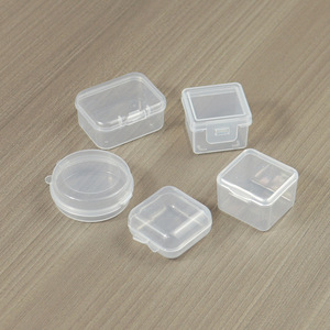 Transparent Plastic Storage <b>Boxes</b> Rectangle Small <b>Empty</b> Box Covered Jewelry Box Parts Container For Earplugs Fishing Gear - Product Image 1
