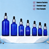 Bouteilles compte-gouttes en verre personnalisées avec logo imprimé pour sérum cosmétique, huile essentielle pour cheveux, 15 ml, 30 ml, 60 ml, 100 ml, 120 ml, 1 oz, 2 oz