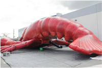 Ballon gonflable géant pour homards/animaux marins