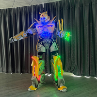 Costume de Robot de grande taille portant la lumière Led Robot de performance pour les enfants VR industrie carnaval divertissement DJ Show