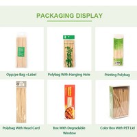 Brochettes en bambou pour barbecue, vente chaude en usine, 40 cm, naturelles, de haute qualité, jetables, rondes, 4 mm pour barbecue