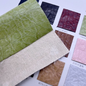 Premium PU Synthetic Ostrich Textured Leather for Handbag <strong>Sofa</strong> Car Seat Durable Waterproof <strong>Material</strong> - Product Image 2