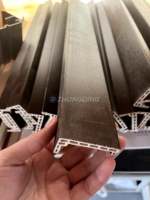 Machine automatique de profilage du bois à haute efficacité, machine de laminage à chaud à colle PUR pour les profilés en PVC, MDF et bois