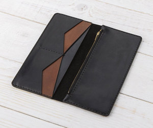 Billetera profesional de cuero ligero para hombre y mujer, tarjetero de lujo hecho a mano, para regalo - Product Image 2