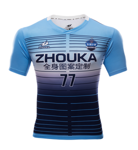 Thailand custom youth football jersey sublimation children's team training football kit - Product Image 2