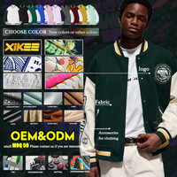 Veste de baseball universitaire TaiDe avec logo personnalisé, 500 GSM, broderie de patchs en chenille, manches contrastées, OEM ODM, faible MOQ, fabricant de vêtements
