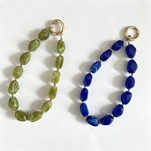 Llavero de pulsera de resina acrílica con cuentas de moda 2026 para mujer, bonito soporte para llaves de coche, llavero, pulsera - Product Image 3