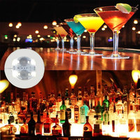 Sous-verre LED étanche en EVA, sous-verre lumineux antidérapant pour verres à whisky, vin, cocktails, bar