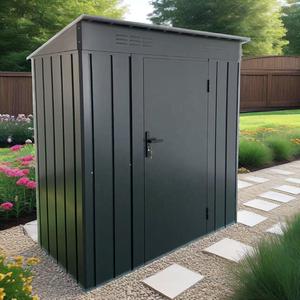 Hochwertiger Metall-Geräteschuppen Container Winddicht Langlebig Gartenhaus mit Einfacher Montage Stahlrahmen für den Garten - Product Image 3
