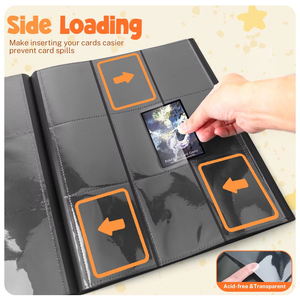 สมุดสะสมการ์ดแบบพกพา YY Custom Trading Card Binder  วัสดุ PP สำหรับการ์ดกีฬา - Product Image 6