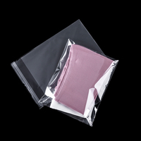 Sachets en plastique BOPP recyclé transparents avec trou pour cellophane, auto-adhésifs et résistants, pour cartes de vœux personnalisées, petits cadeaux et chaussettes, avec support de présentation à suspendre
