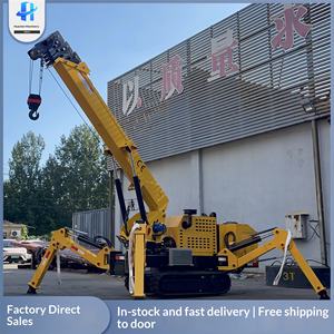 Grúa Araña con Control Remoto Inalámbrico, Brazo Telescópico, 5-8 Patas Tipo Oruga, de Doble Uso (Aceite y Electricidad) para Proyectos de Construcción - Product Image 1