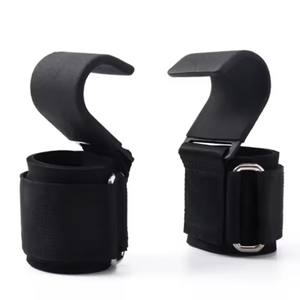 <span class=keywords><strong>Gancho</strong></span> de levantamiento de pesas antideslizante Spremium Par de correas Levantamiento de pesas Deadlift Chin Pull up y ejercicio Fitness Hook Training - Product Image 2