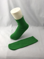 Chaussettes en polyester respirantes écologiques jetables pour femmes, à pois roses, pour l'automne, usage quotidien