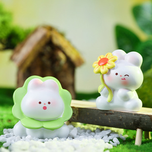 ของตกแต่งคอนโซลรถยนต์รูปกระต่ายน่า<span class=keywords><strong>รัก</strong></span>สไตล์ชนบท เหมาะสำหรับเป็นของขวัญเด็กนักเรียน ขายส่งจากโรงงาน - Product Image 2