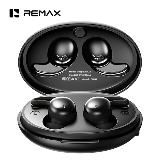 Remax Sleeping Ear Buds Invisible Sleep Earphone Sleeping Wireless Earbuds for Side Sleepers & Small Ear Canals Built-in Mic