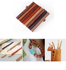 <span class=keywords><strong>Varillas</strong></span> de espiga de <span class=keywords><strong>madera</strong></span> dura, palisandro natural personalizado sin terminar, nogal, palitos de masaje redondos para manualidades artísticas DIY - Product Image 5