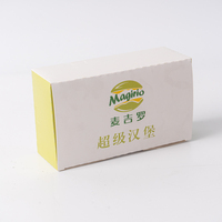 Caja de hamburguesas para comida rápida personalizada, caja de hamburguesas para llevar, caja de comida para llevar con logotipo, contenedor de comida desechable con tapas